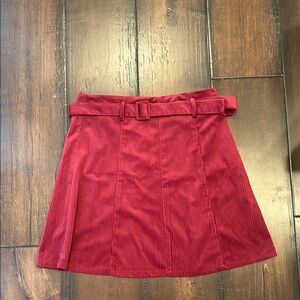 Sugarlips Vibrant Red Mini Skirt